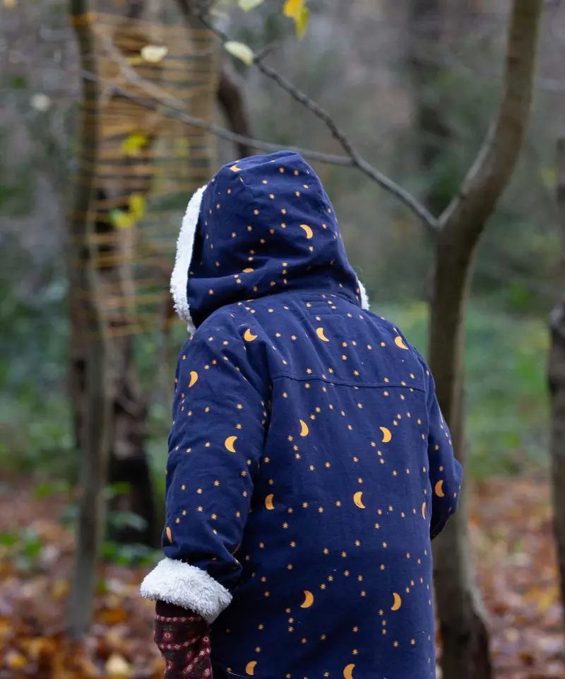 Little Green Radicals Sherpa Toasty Coat - Dark Night 3