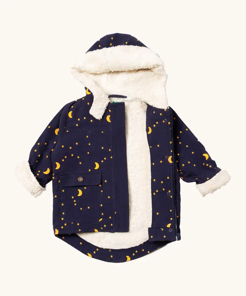Little Green Radicals Sherpa Toasty Coat - Dark Night 6