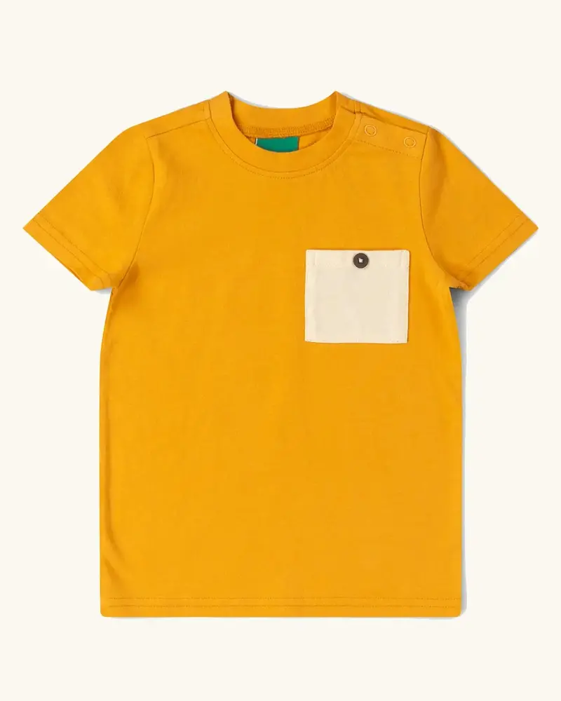 Little Green Radicals Short Sleeve Essential T-Shirt - Golden Ochre 1