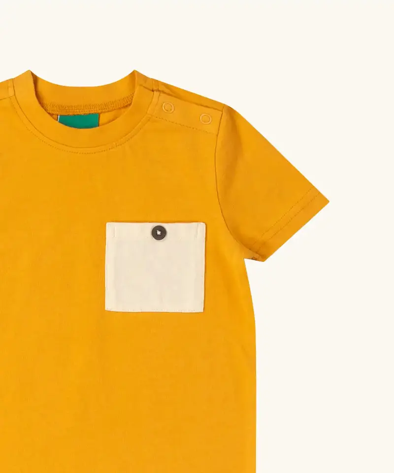 Little Green Radicals Short Sleeve Essential T-Shirt - Golden Ochre 3
