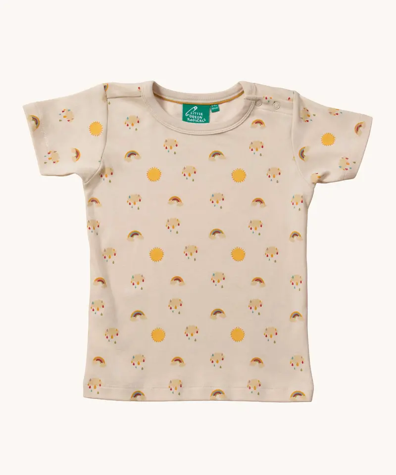 Little Green Radicals Short Sleeve T-Shirt - Sunshine & Rainbows 1