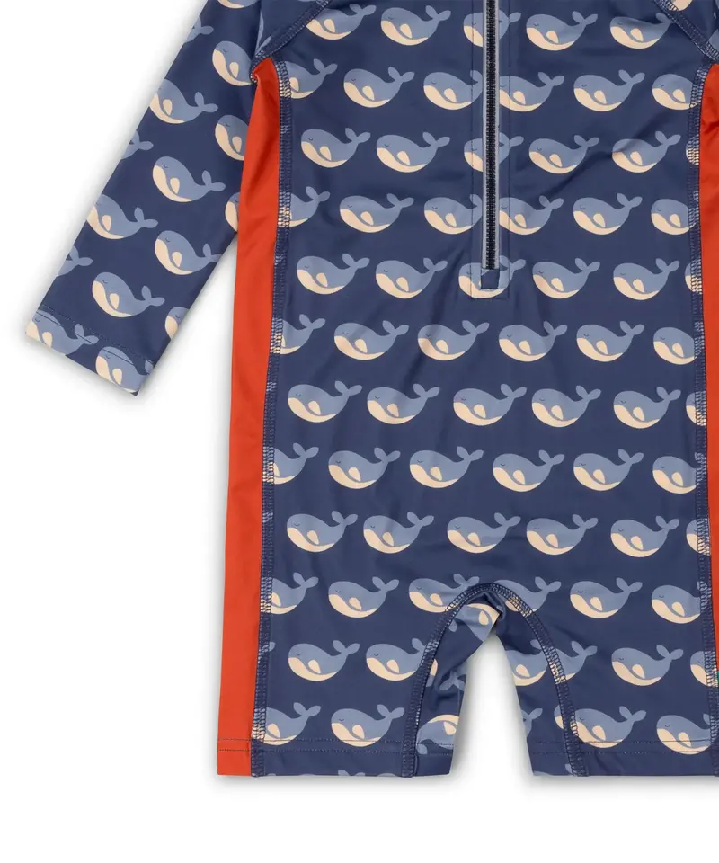 Little Green Radicals Sun Safe Swimsuit - Singing Whales 2