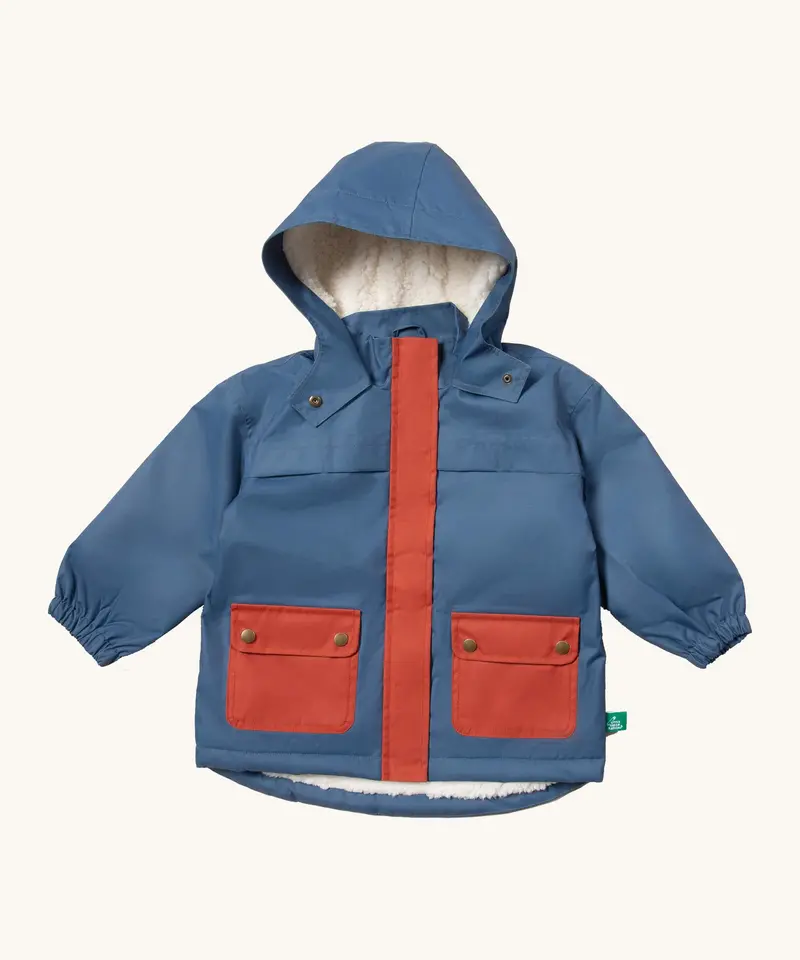 Little Green Radicals Waterproof Winter Coat - Moonlight Blue 1