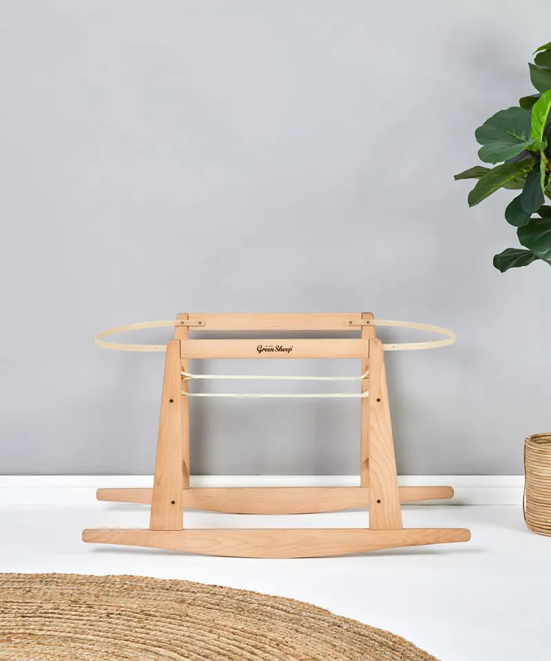 Little Green Sheep Moses Basket Rocking Stand 1