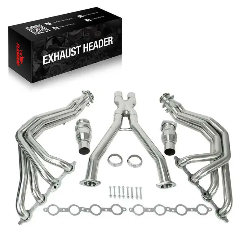 Long Tube Exhaust Headers For 1997-2004 Chevy C5 Corvette Base & Z06 Ls1/Ls6 5.7L 1