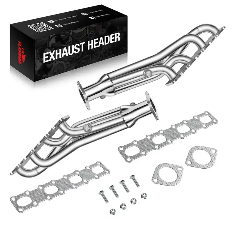 Long Tube Headers For 2004-2015 Nissan Titan, Armada, Nv2500, Nv3500, Pathfinder & Infiniti Qx56 5.6L V8 1