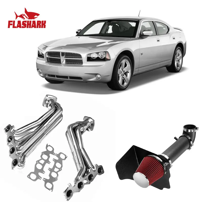 Long Tube Headers For 2005-2011 Dodge Challenger/Charger/Magnum & Chrysler 300C/300S 5.7L/6.1L Hemi V8 2