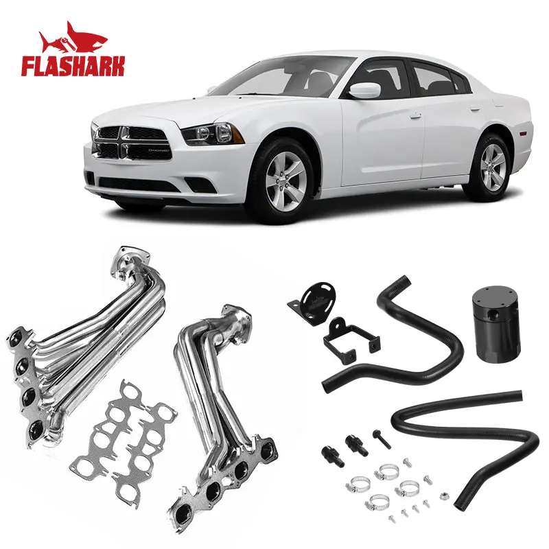 Long Tube Headers For 2005-2011 Dodge Challenger/Charger/Magnum & Chrysler 300C/300S 5.7L/6.1L Hemi V8 3