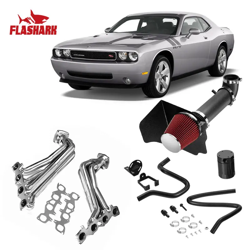 Long Tube Headers For 2005-2011 Dodge Challenger/Charger/Magnum & Chrysler 300C/300S 5.7L/6.1L Hemi V8 4