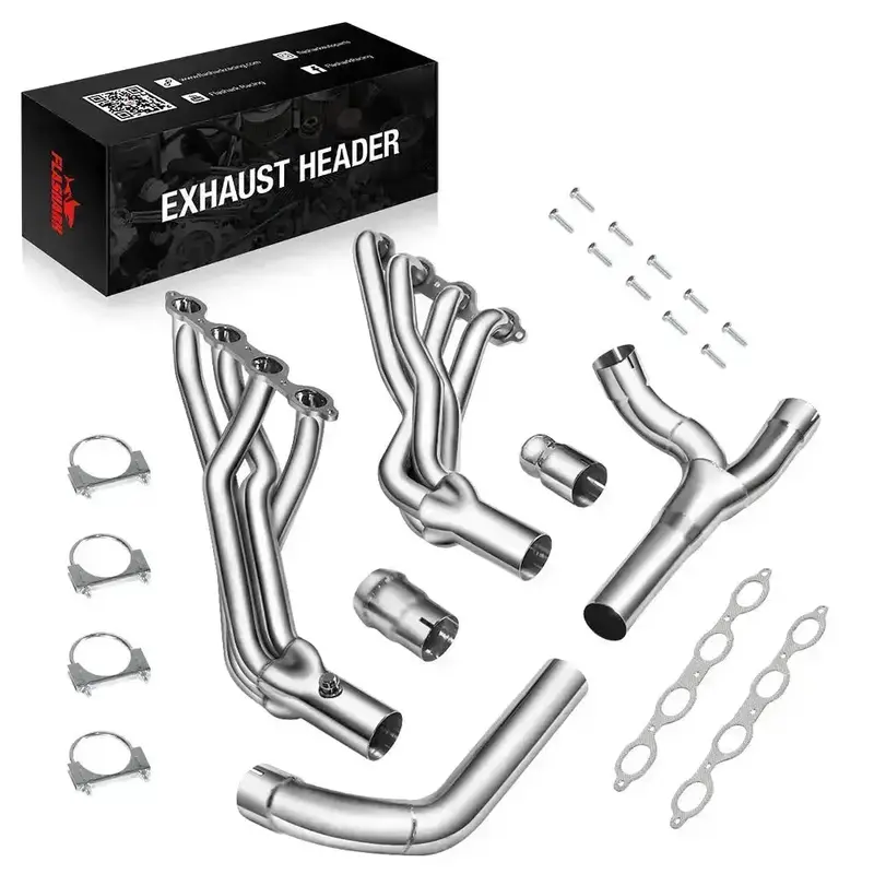 Long Tube Headers For 2014-2017 Chevy Silverado 1500/Tahoe Gmc Sierra 1500/Yukon Cadillac Escalade 5.3L 6.2L V8 | 2Wd 4Wd 1
