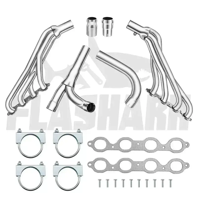 Long Tube Headers For 2014-2017 Chevy Silverado 1500/Tahoe Gmc Sierra 1500/Yukon Cadillac Escalade 5.3L 6.2L V8 | 2Wd 4Wd 2
