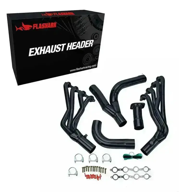 Long Tube Headers & Y-Pipe For 1999-2006 Chevy / Gmc Silverado / Avalanche / Sierra 1500 4.8L / 5.3L / 6.0L Vortec With Optional Cold Air Intake 3
