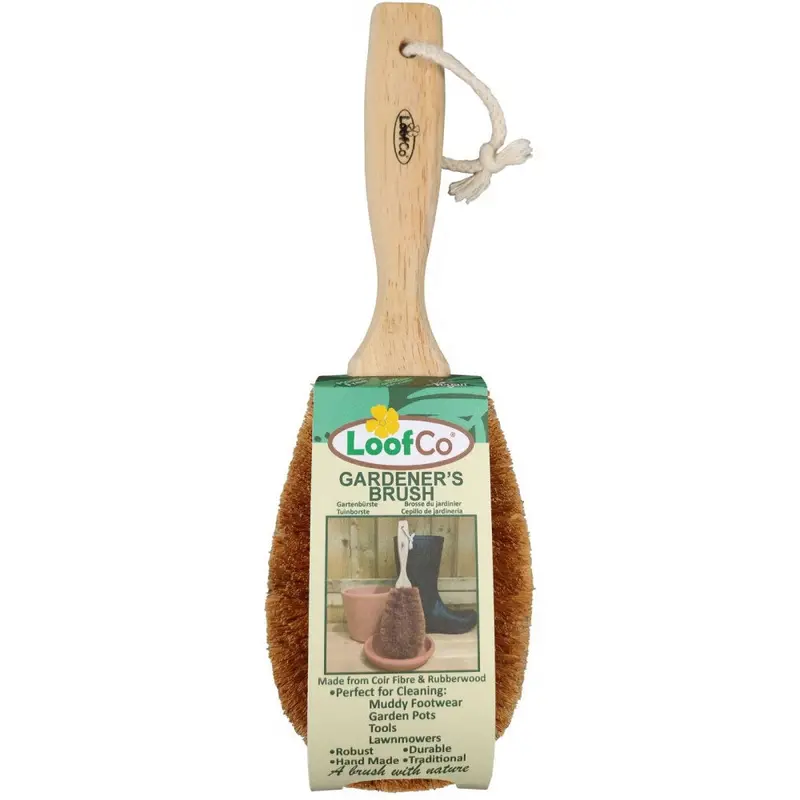 Loofco Coconut Coir Gardener's Brush 1