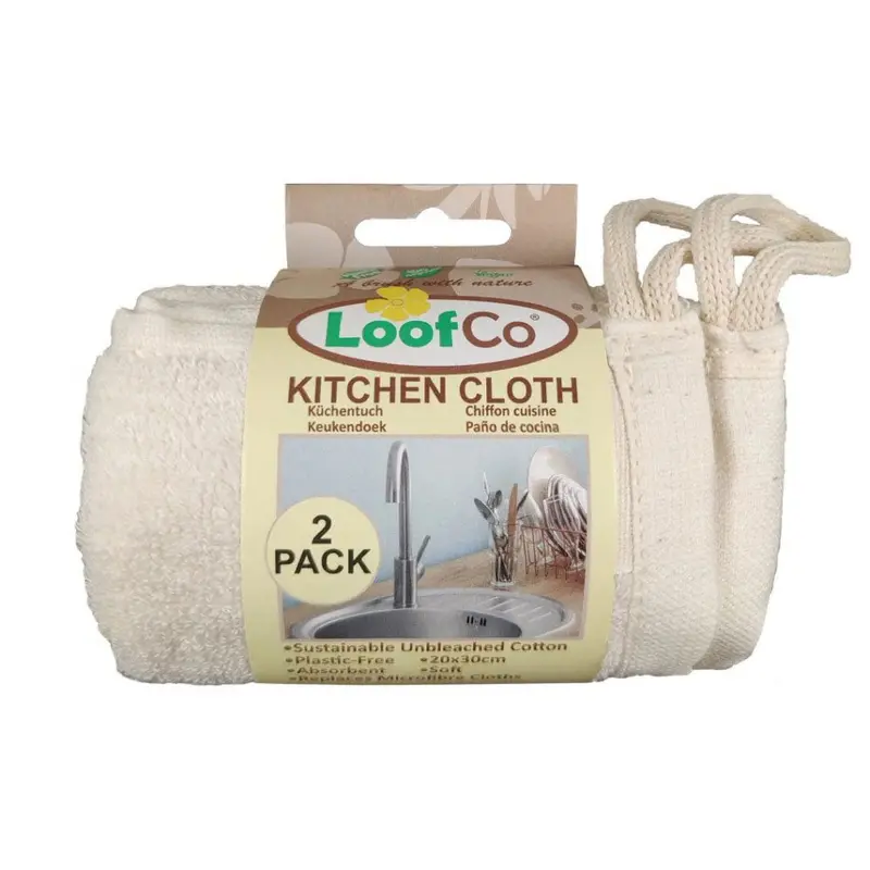 Loofco Cotton Kitchen Cloth - 2 Pack 1