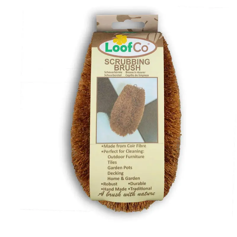 Loofco Large Coconut Coir Scrubbing Brush 1