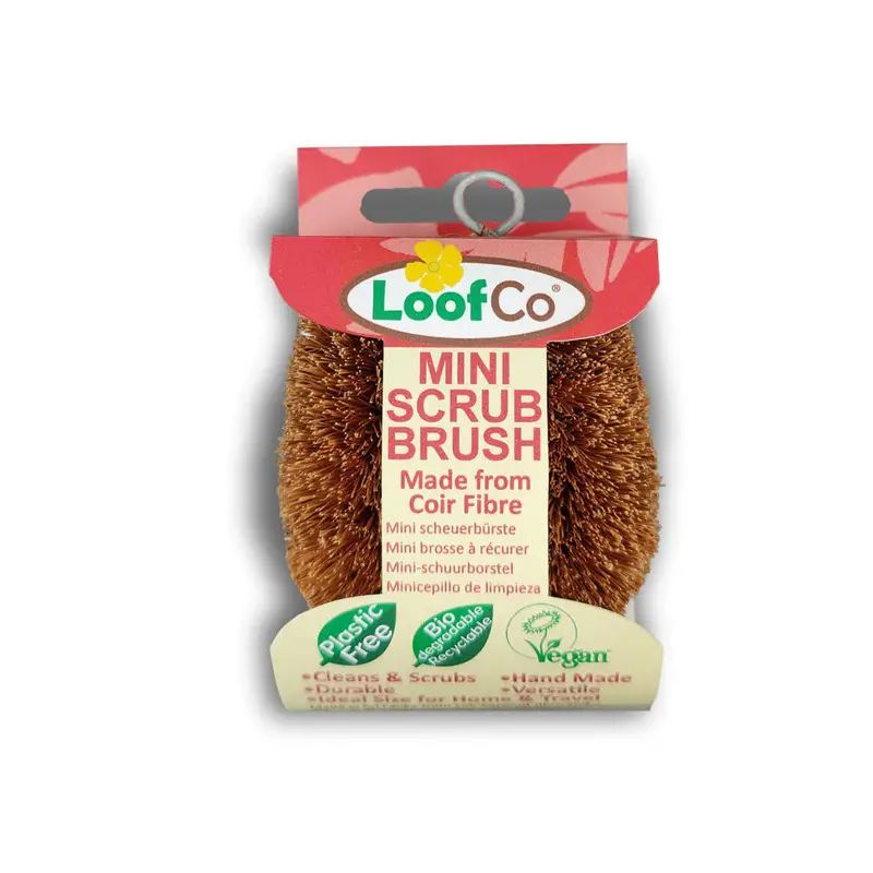 Loofco Mini Coconut Coir Scrubbing Brush 1