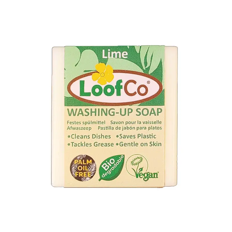 Loofco Washing-Up Dish Soap Bar - Lime 1