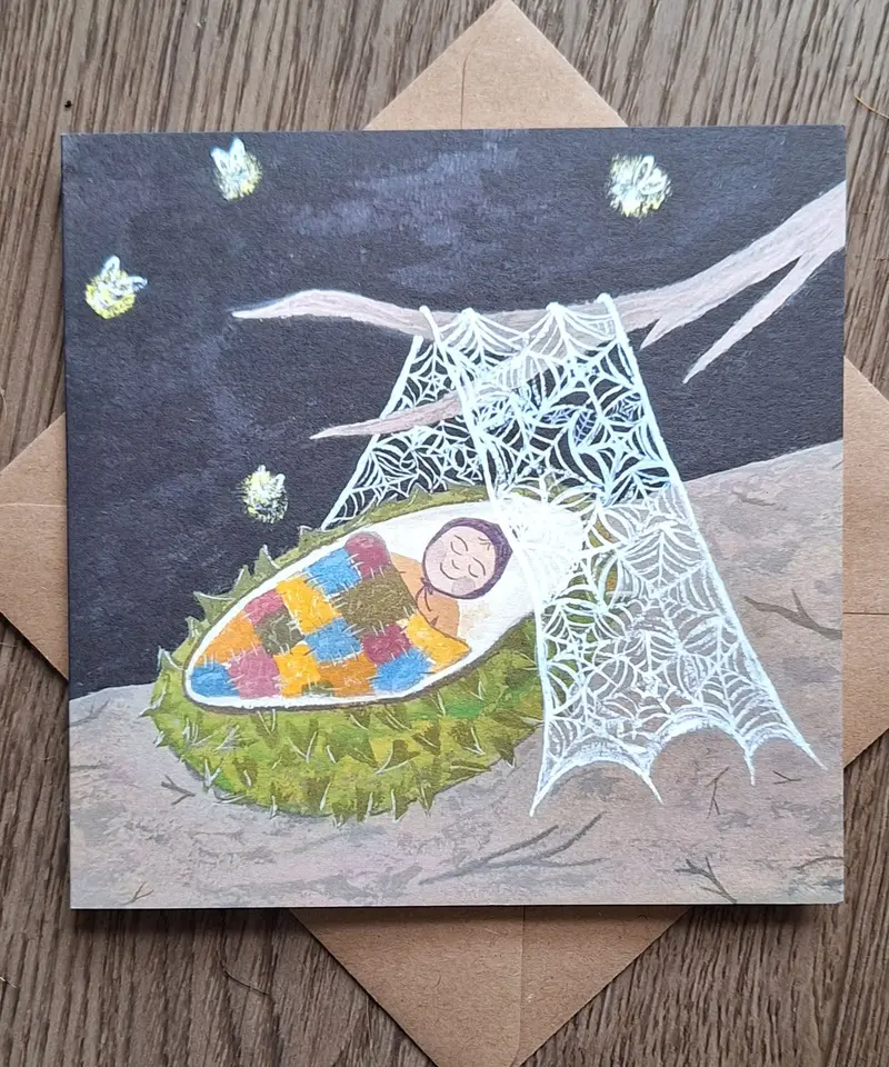 Lydiamae Conker Baby Greeting Card 1