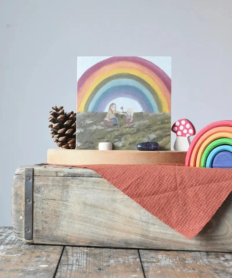 Lydiamae Under The Rainbow Greeting Card 2