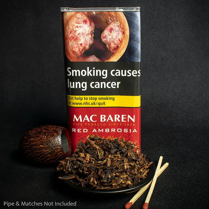 Mac Baren Red Ambrosia Cherry Ambrosia Pipe Tobacco - 40G Packet 1