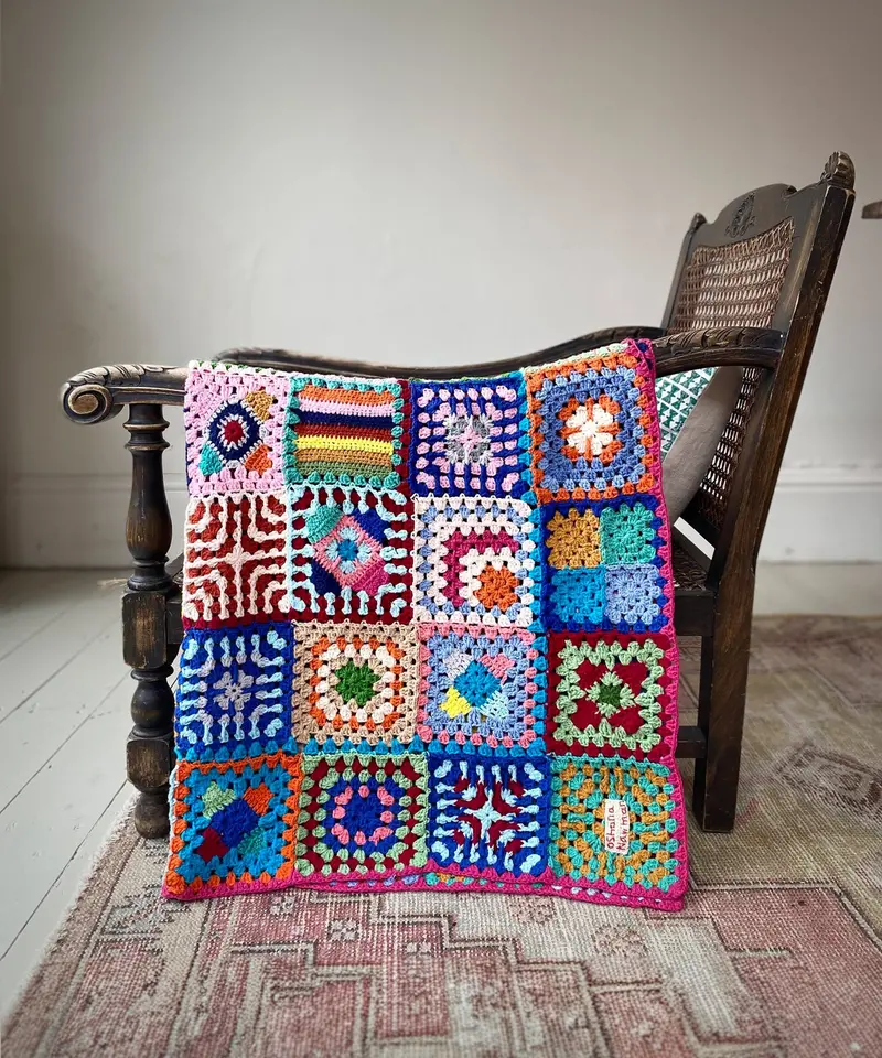 Made51 Habibi Refugee Made Crochet Blanket 1