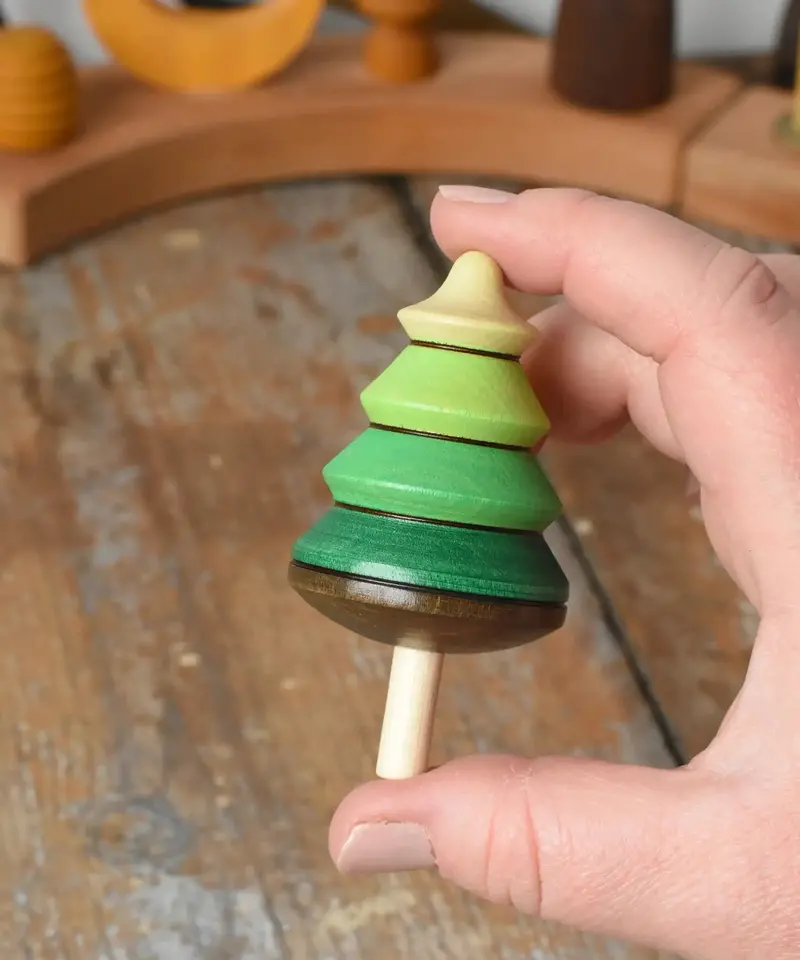 Mader 3 Tree Spinning Tops On Branch 2