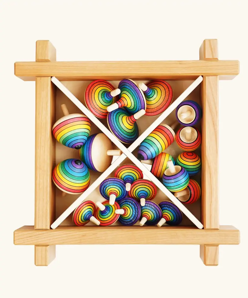 Mader Big Classroom Spinning Top Set - 24 Piece 1