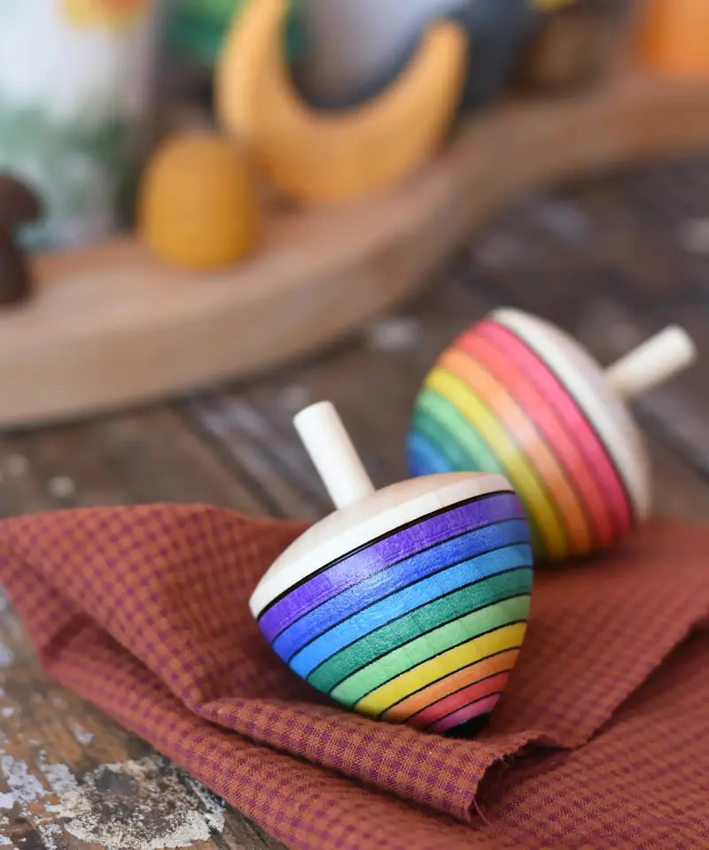 Mader Big Classroom Spinning Top Set - 24 Piece 2