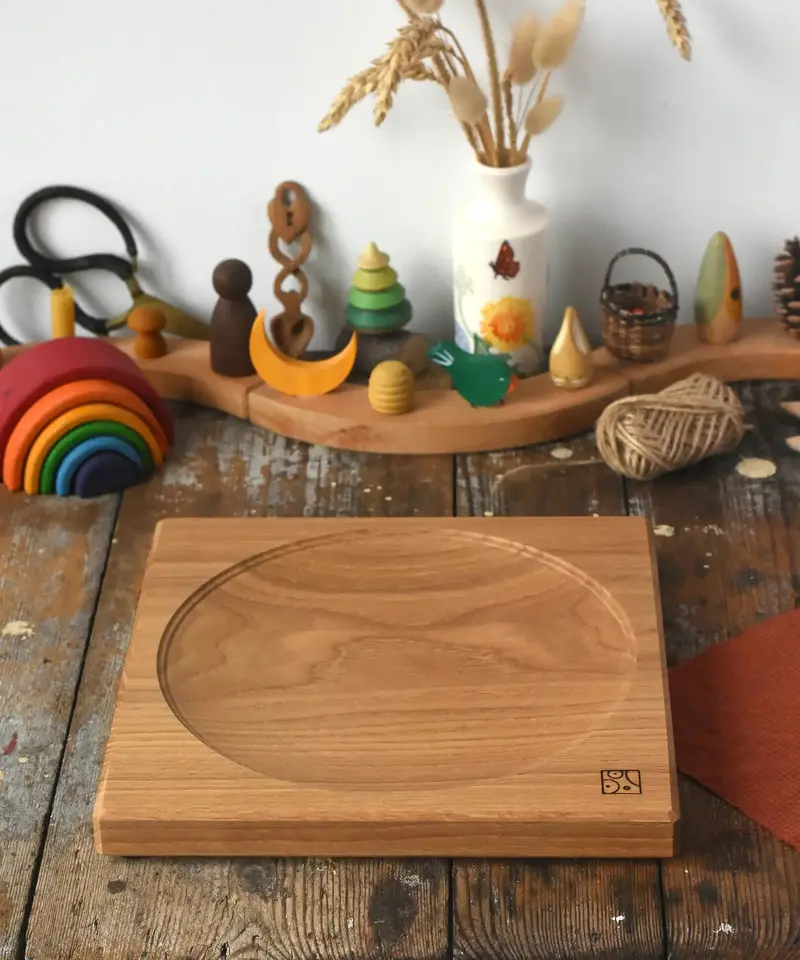 Mader Large Oak 25Cm Spinning Plate 1