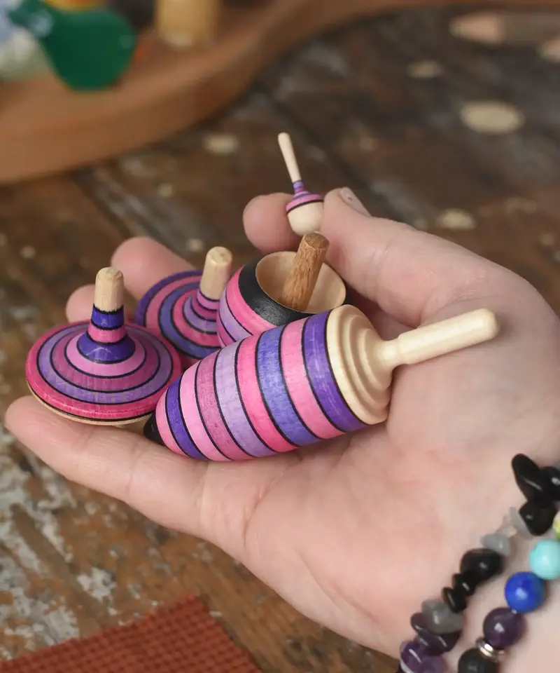Mader Lilac Spinning Top Learning Set 2
