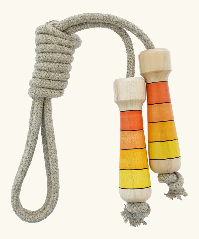 Mader Linen Skipping Rope - Orange 1