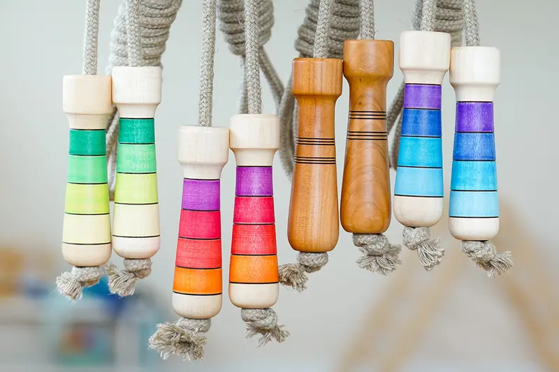 Mader Linen Skipping Rope - Orange 2