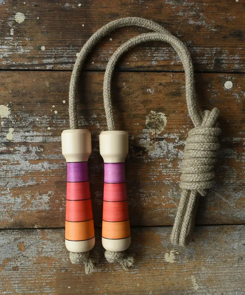 Mader Linen Skipping Rope - Pink 1