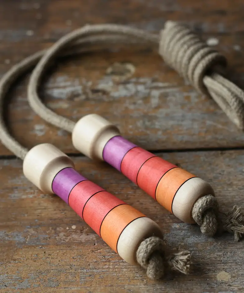 Mader Linen Skipping Rope - Pink 2