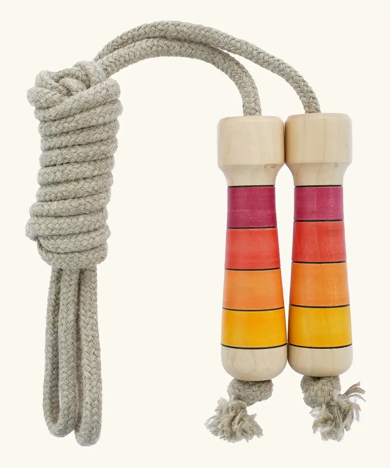 Mader Linen Skipping Rope - Red 1