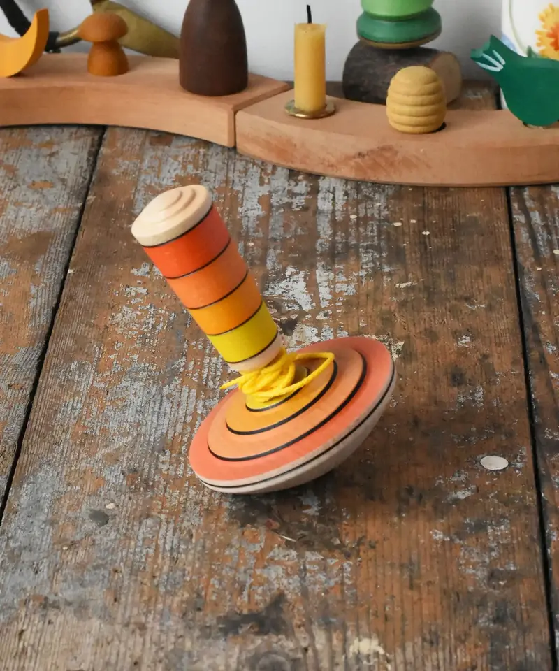 Mader My First Spinning Top With Starter - Orange 1