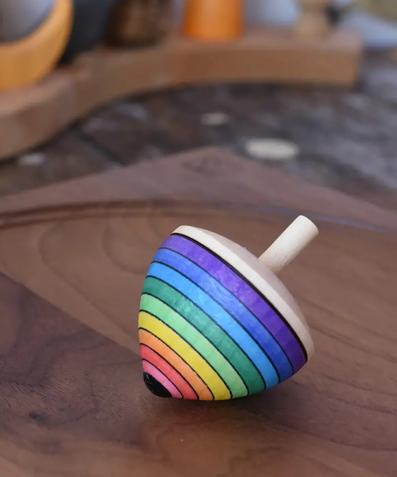 Mader Rainbow Egg Spinning Top 2