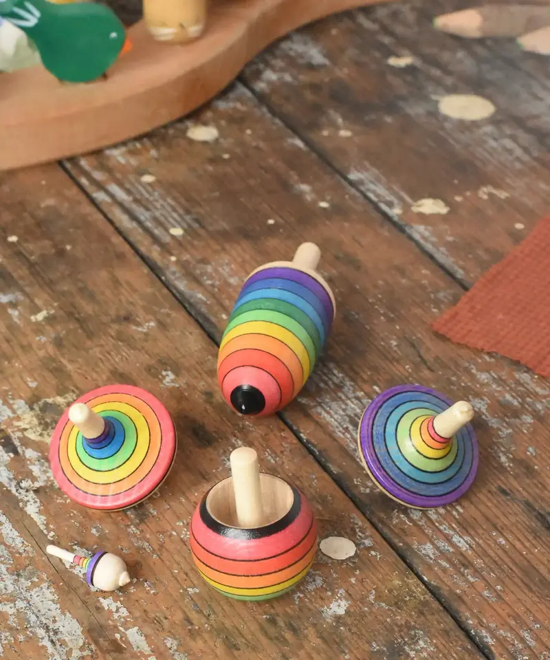 Mader Rainbow Spinning Top Learning Set 1