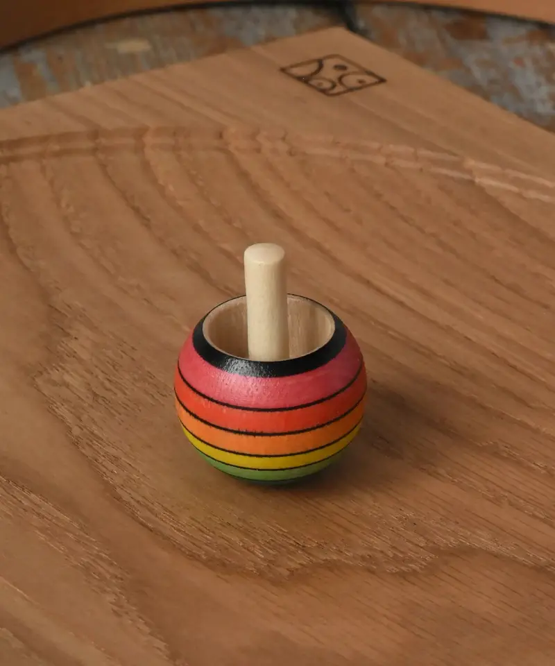 Mader Rainbow Spinning Turn-Over Top 2