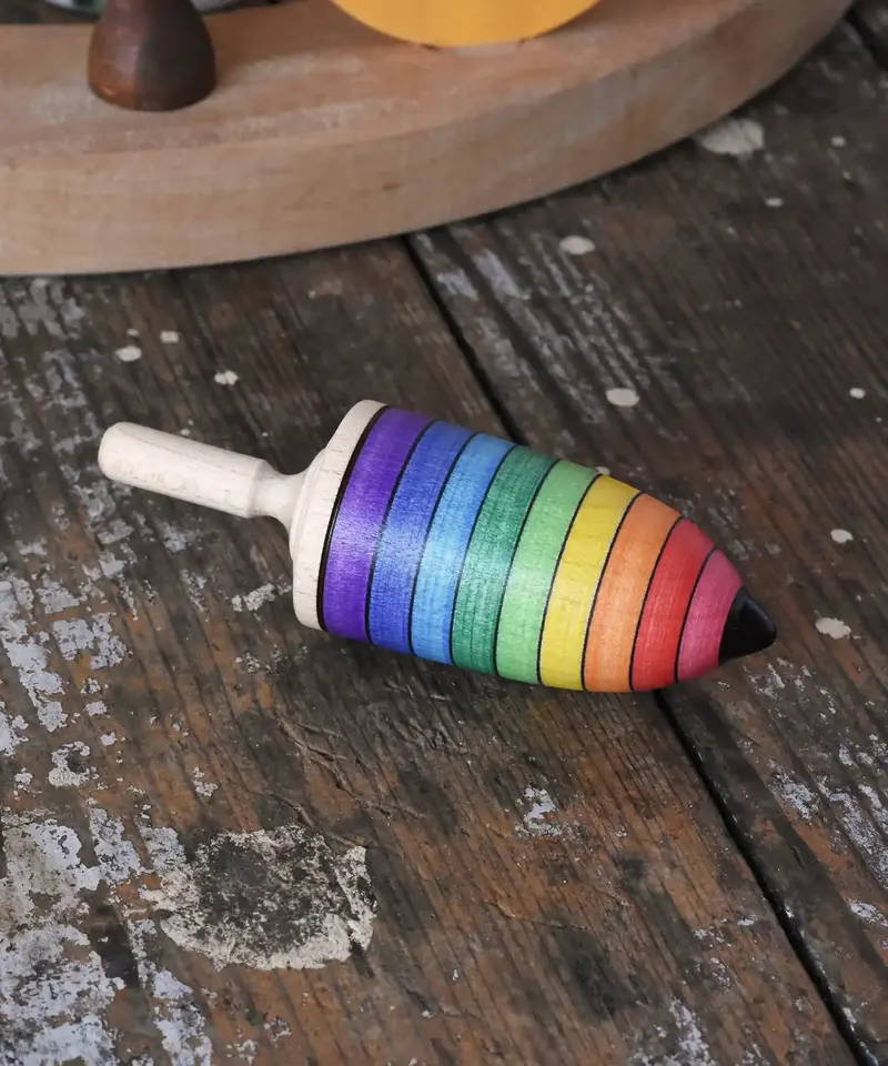 Mader Rainbow Thunderbolt Spinning Top 1