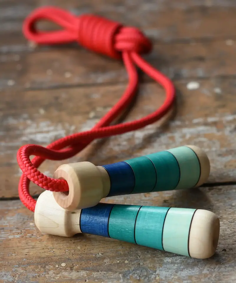 Mader Skipping Rope Blue Handles 1