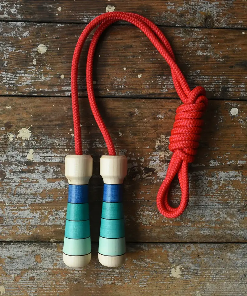 Mader Skipping Rope Blue Handles 2