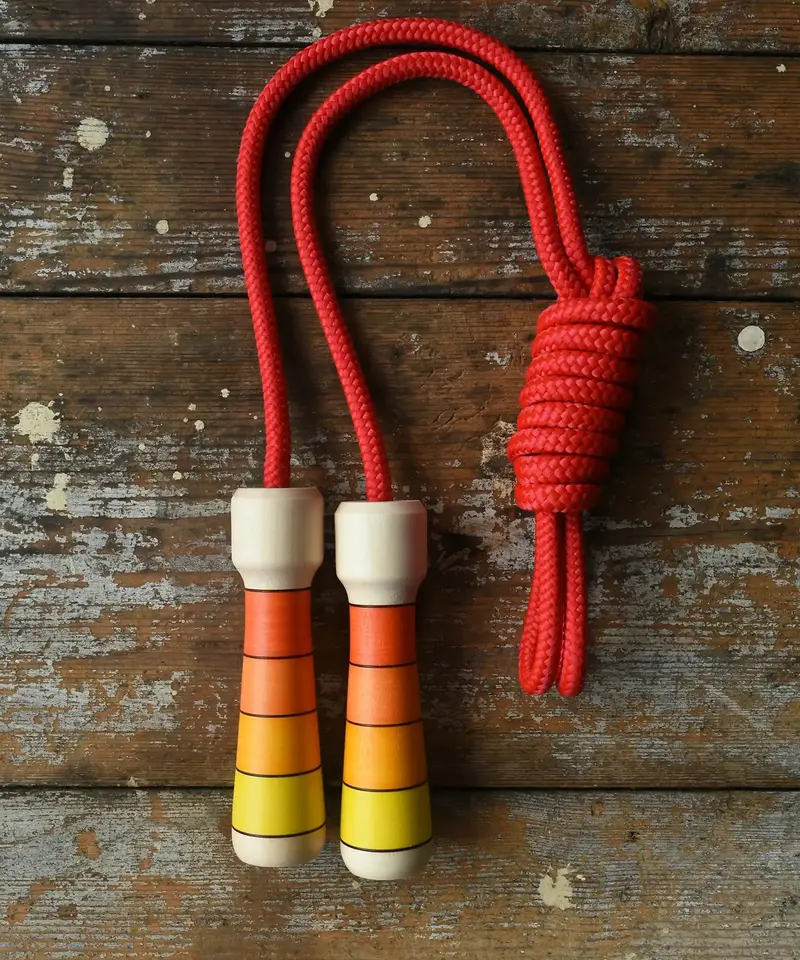Mader Skipping Rope Orange Handles 1