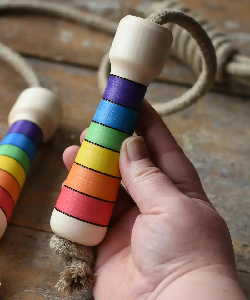 Mader Skipping Rope Rainbow Handles 2