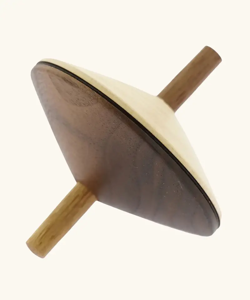 Mader Wendelin Nut / Cherry Wood Spinning Top 1