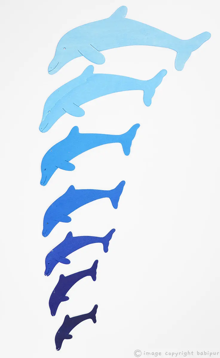 Magic Wood Dolphin Wings Mobile 1