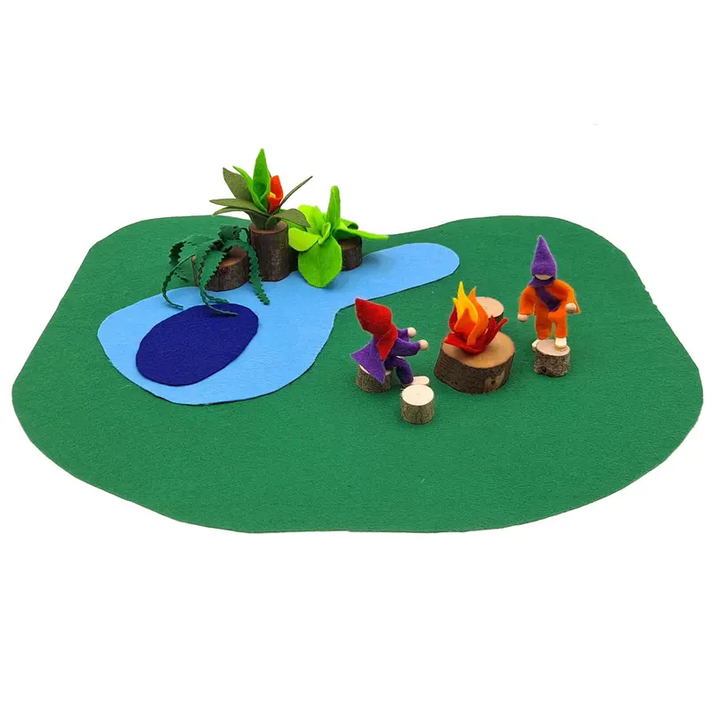 Magic Wood Felt Forest Campfire Play Set 1