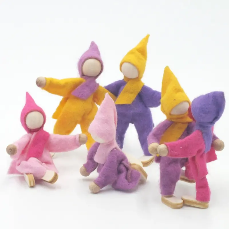 Magic Wood Six Felt Elves 1