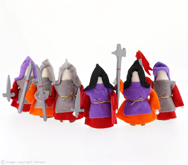 Magic Wood Six Steadfast Knights - Red 1