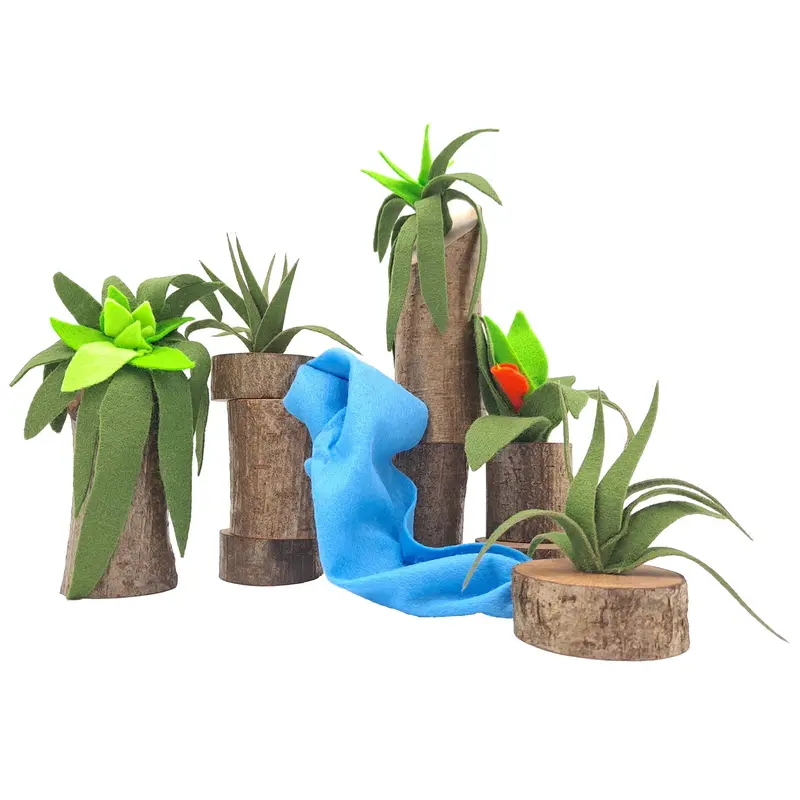 Magic Wood Waterfall Felt & Eco Block Set 1